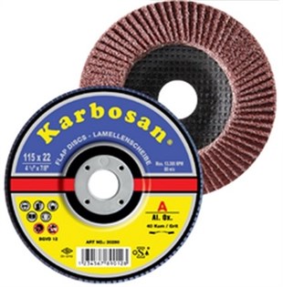 Karbosan Flap Zımpara Diski 115 mm